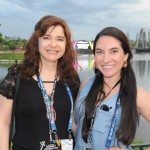 Mitsi Goulias e Brianna Barnebee, do Visit Orlando