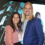 Nastassia Welter e Fabio Monteiro, do Summit One Vanderbilt de Nova York