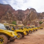 Uma visita à Praia do Gunga, com passeio de buggy, fez parte da programação do encontro