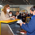 Processo de embarque para entrada na aeronave A330