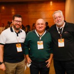 Renato Alves, da viagensPromo, Mauri Silva, da Elite Resorts Central de Operadoras, e Michael Barkocasy, Easy Travel Shop