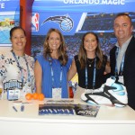 Rosa Rivas, Haley Meier, Danielle Pechous e Jess Lott, do Orlando Magic