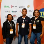 Solange Monteiro, da JS Turismo, Washigton Silva, da ViagensPromo, e Josiane Monteiro, da JS Turismo