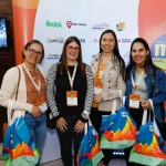 Martha Furtado, Bruna Patric, Renata Alves, e Sarah Santos, da Tur Mundi