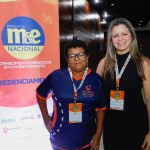 Iracelia Costa, da Revelando o Mundo, e Berka Fernanda, da Mundial Cambio e Turismo