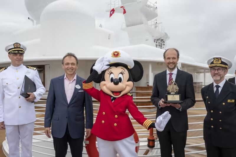 Em contagem regressiva, Disney Cruise Line recebe oficialmente o Disney Wish 1 dcl wish delivery