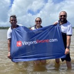 Washington Silva, Suheila Morales e Leandro Roberto, da ViagensPromo