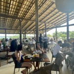 Agentes de viagens de São Paulo e Belo Horizonte tomando café no hotel Pipa Lagoa