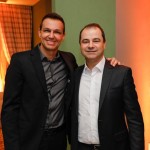 Alexandre Pinto, da Shift, com Rafaele Cecere, da R1 Alexandre Pinto, da Shift, com Rafaele Cecere, da R1