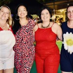 Nassira Michelotto, da Turismo e Viagens Pelo Mundo; Gessica Samara, da VS Viagem, Danielle Amorim, da Sol Sayão Viagens e Andresa Rios, da TIX Assunção