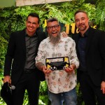 Luciano Palumbo, do Turismo ETC, entre Alexandre Pinto e Renato Kiste, da Shift