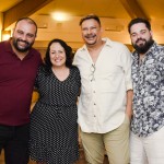 Leandro Roberto; Suheila Morales; Washington Silva; e Rodrigo Alves, da ViagensPromo