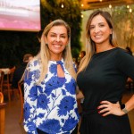 Regina Carrelhas, da Emirates, e Cibele Moulin, do Turismo de Dubai