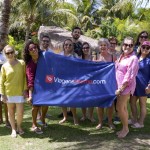 A programação do dia levou os agente para Parrachos de Maracajaú, onde ficaram no beach club Parrachos
