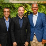 Renato Kiste, entre Sandro Reis e Reifer Souza, da BeFly Renato Kiste, entre Sandro Reis e Reifer Souza, da BeFly