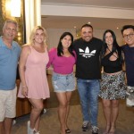 Nilton Coutinho, da VIP Viagens; Floris Chieregatti, da Vero Viagens; Roberta Moura e Ricardo Lima, da RL Turismo; Romilda Silva, da BS Tour; Fabio Byun, da Blue Tour