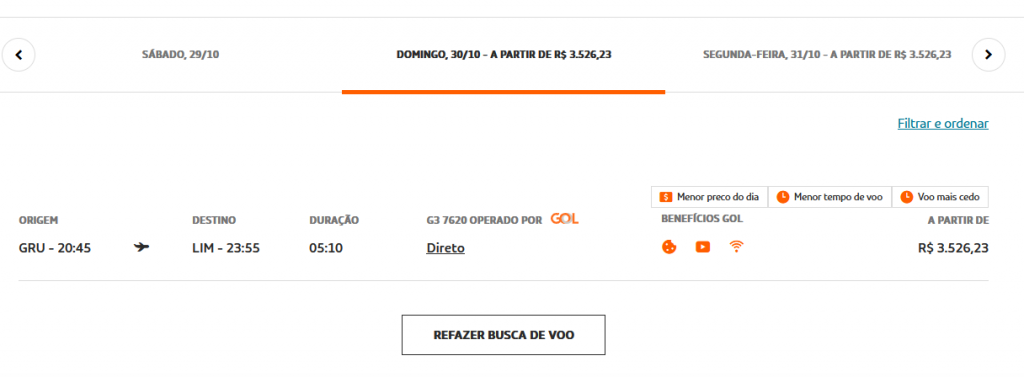 Gol deve retomar voos entre Guarulhos e Lima no dia 30 de outubro 1 77