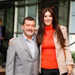 Ivan Blanco, da Aerolíneas Argentinas, e Flávia Pirola, da Tyller