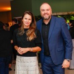 Giovana Jannuzzelli, diretora da Alagev, e Rodrigo Stocco, da Renase Eventos Giovana Jannuzzelli, diretora da Alagev, e Rodrigo Stocco, da Renase Eventos