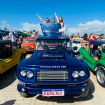 O passeio de buggy contou com grupos de quatro pessoas por veículo
