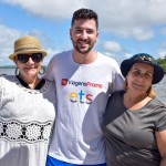 Creusa Almeida, agência Espaço Livre Viagens e Turismo, Douglas Diniz, da ETS e Nassira Michelotto, Turismo e Viagens Pelo Mundo