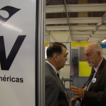 Antonio Azevedo acertando os ultimos preparativos para a abertura da Avav 2012 com Leonel Rossi