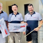 Michael Barkoczy, CEO da ETS, Valter Onishi, gerente de Vendas e Renato Alves, sócio da Viagens Promo