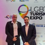 Bruno Mattos, presidente da Riotur, e Alex Bernardes, diretor LGBT+ Turismo Expo