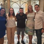 Bárbara Modenesi, da Disney, Mary Giacometi, da CVC, Dirceu Neto, da CVC, Déborah Baldin, da Disney, e Cristiano Placeres, da CVC