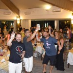 A noite no hotel Ocean Palace contou com jantar, drinks e música