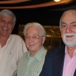 Carlos Alberto Amorim, Paulo Wiedman e Leonel Rossi, todos da Abav Nacional