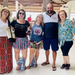 Tania Silva( Elitan Turismo), Rosana Quintela (Quintela Turismo), Elisangela Almeida (Espaço Livre , Leandro, Telma Holers (Levo Você Viagens)