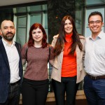 Ana Abitante e Márcio Santos, da Kangaroo Tours, e Flávia Pirola e Lucas Paci, da Tyller