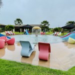 A estrutura do Vila Galé Touros também conta com parque aquático infantil
