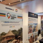 Estande da Colômbia no LGBT Turismo Expo Estande da Colômbia no LGBT Turismo Expo