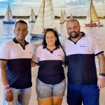 Washington Silva, Suheila Morales e Leandro Roberto, da ViagensPromo