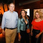 Frederico Levy, da GSP Travel, Gisela Pérez, da Scape Travel Advisors, e Ceci Abrel Santos,  da Selects TTWGroup