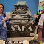Hiromi Thetreau, de Osaka, e Shintaro Koizumi, presidente da OutAsiaTravel Hiromi Thetreau, de Osaka, e Shintaro Koizumi, presidente da OutAsiaTravel