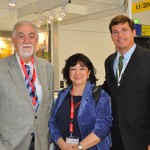 Leonel Rossi, da Abav, Lisa Schwartz, da Small World e Luiz Moura, da US Travel