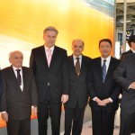 Leonel Rossi, Pedro Novais, Klaus Wowereit, Everton Vargas, Taleb Rifai e Mário Moysés