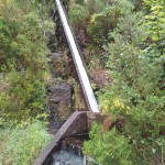 Levada transpõe água do alto em canais