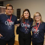 Lucas Lucero, da Be Live, Marisa Zamboni, da Rede Palace, e Cristiane Cortizo, da Copa Airlines Lucas Lucero, da Be Live, Marisa Zamboni, da Rede Palace, e Cristiane Cortizo, da Copa Airlines