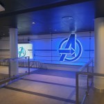 Marvel presente no Disney Wish área dos Vingadores