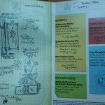 Menu de sobremesas so restaurante dos Vingadores