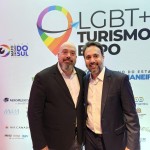 Michael Nagy, diretor Comercial do Fairmont, e Alex Medeiros, diretor da LGBT Turismo Expo