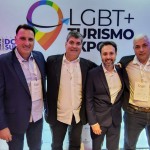 Pedro Guimarães, presidente do Apresenta, Sávio Neves, secretário de Estado de Turismo do Rio de Janeiro, Alex Bernardes, diretor do LGBT Turismo Expo, e Bruno Mattos, presidente da Riotur Pedro Guimarães, presidente do Apresenta, Sávio Neves, secretário de Estado de Turismo do Rio de Janeiro, Alex Bernardes, diretor do LGBT Turismo Expo, e Bruno Mattos, presidente da Riotur