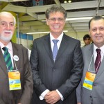 Ronaldo Azaro entre Leonel Rossi e Antonio Azevedo