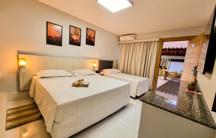 DiRoma hotéis reabre 1º hotel da rede após reforma 1 Originalmente inaugurado em 1972, o Hotel Roma passou por modernização nos apartamentos, nas piscinas e investiu em comodidade para área de lazer (Foto: reprodução)