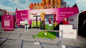 Qatar Airways celebra contagem regressiva para Copa do Mundo com ação especial na Europa