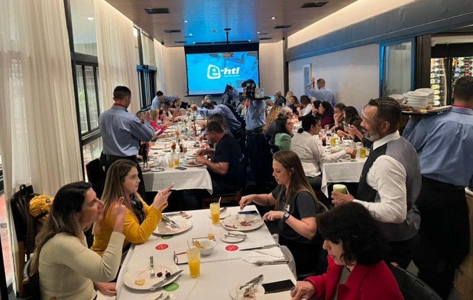 E-HTL promove roadshow no Rio de Janeiro com recorde de participantes 57 agentes de viagens cariocas participaram da nova edição do roadshow da E-HTL pela cidade (Foto: reprodução)